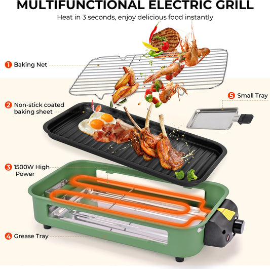 Smokeless Electric Grill