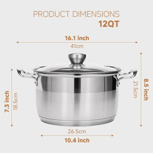 Stainless Steel Stock Pot